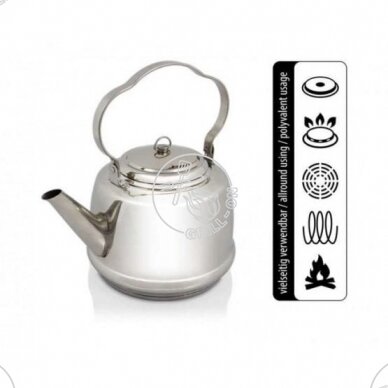 Nerūdijančio plieno arbatinukas 1.5 L Petromax Teakettle 4