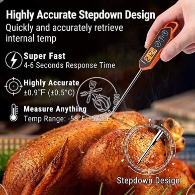 ThermoPro TP01H skaitmeninis momentinis maisto termometras 3