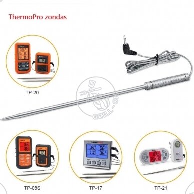 Termometro zondas ThermoPro termometrams TPW-02 3