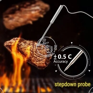 ThermoPro TP20 bevielis nuotolinis skaitmeninis maisto termometras su 2 zondais 5